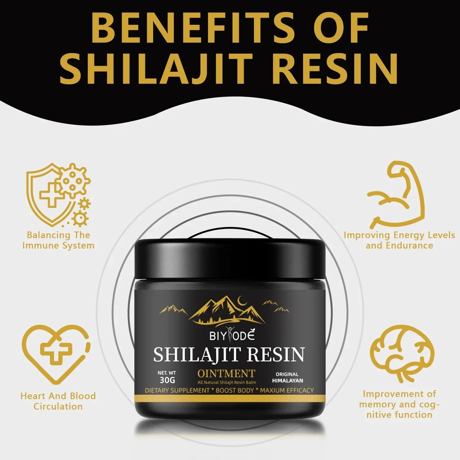 Shilajit Natural Health Supplement